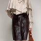 Blusa vintage in pura seta