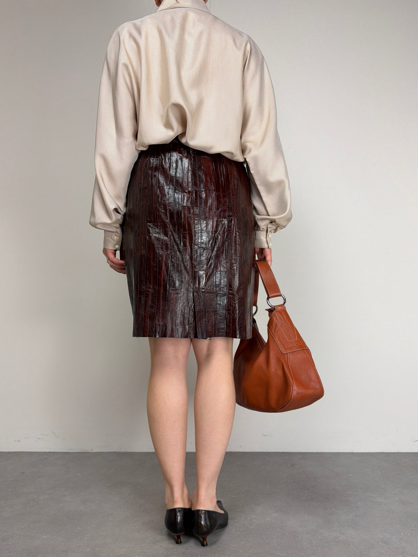 Blusa vintage in pura seta