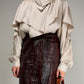 Blusa vintage in pura seta