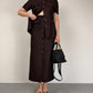 Completo vintage in viscosa e lino