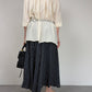 Camicetta vintage sartoriale in pura seta