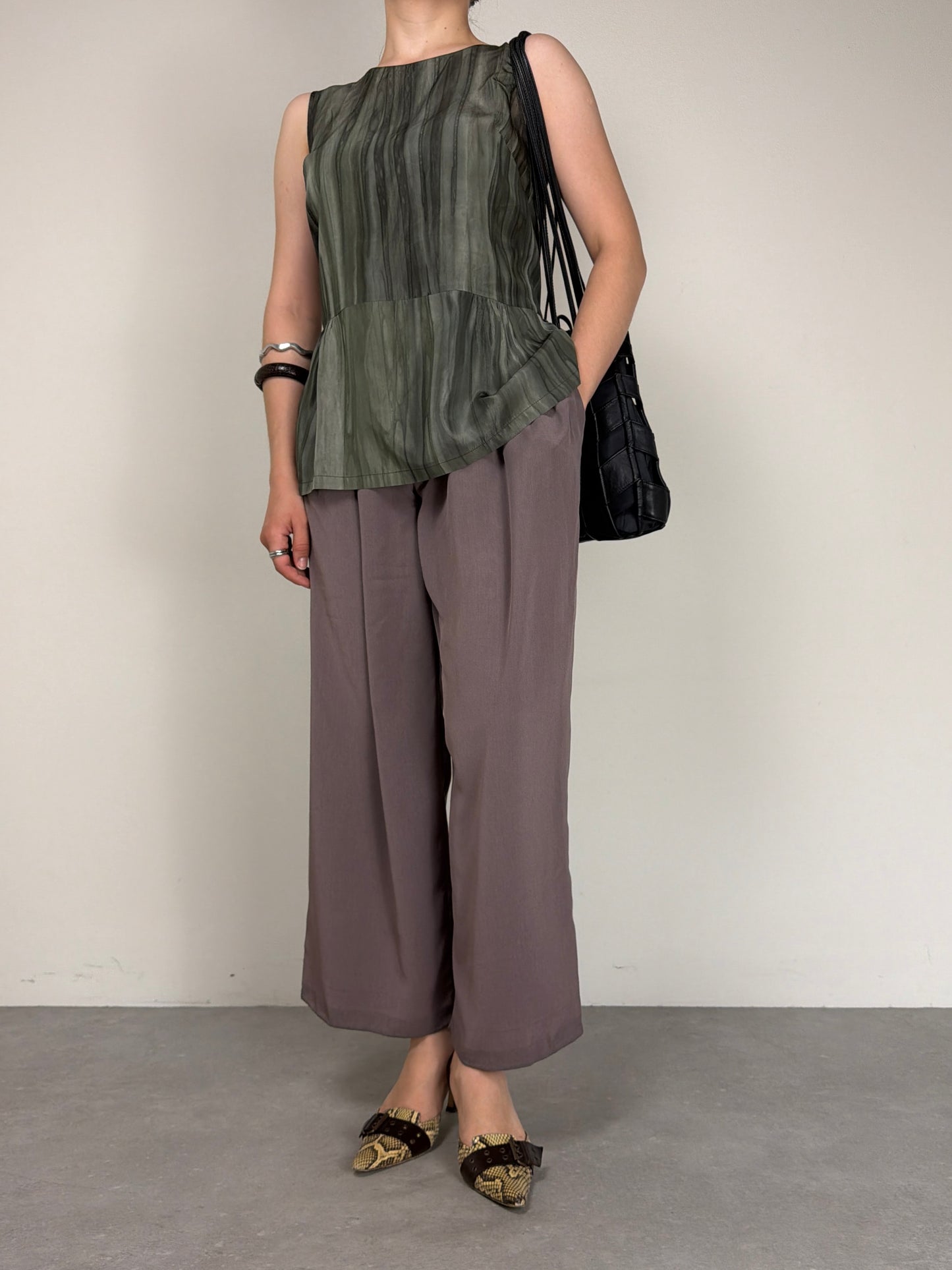 MARNI top in misto seta