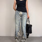 JUST CAVALLI denim zebrato anni 2000