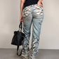 JUST CAVALLI denim zebrato anni 2000