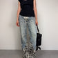 JUST CAVALLI denim zebrato anni 2000