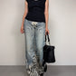 JUST CAVALLI denim zebrato anni 2000