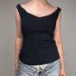 JIL SANDER top in misto seta