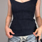 JIL SANDER top in misto seta