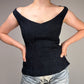 JIL SANDER top in misto seta
