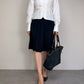 Camicia vintage in cotone con pieghe