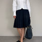 Camicia vintage in cotone con pieghe