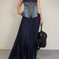 Marithé + François Girbaud corpetto in denim