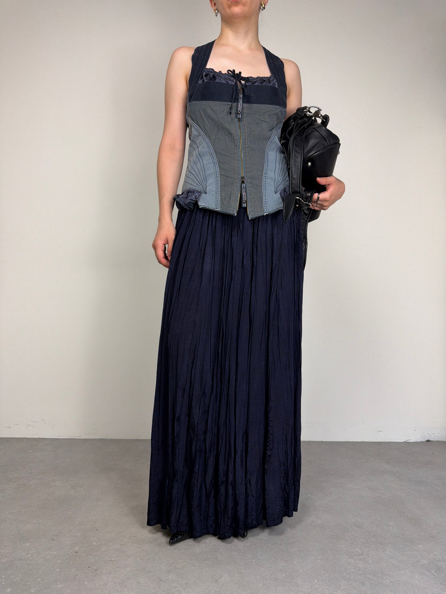 Marithé + François Girbaud corpetto in denim