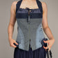 Marithé + François Girbaud corpetto in denim