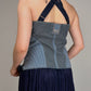 Marithé + François Girbaud corpetto in denim