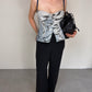 JUST CAVALLI bustino zebrato