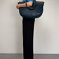 Borsa in vera pelle intrecciata made in Italy