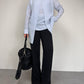Blusa 100% seta made in Italy color ghiaccio