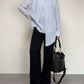 Blusa 100% seta made in Italy color ghiaccio