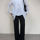 Blusa 100% seta made in Italy color ghiaccio