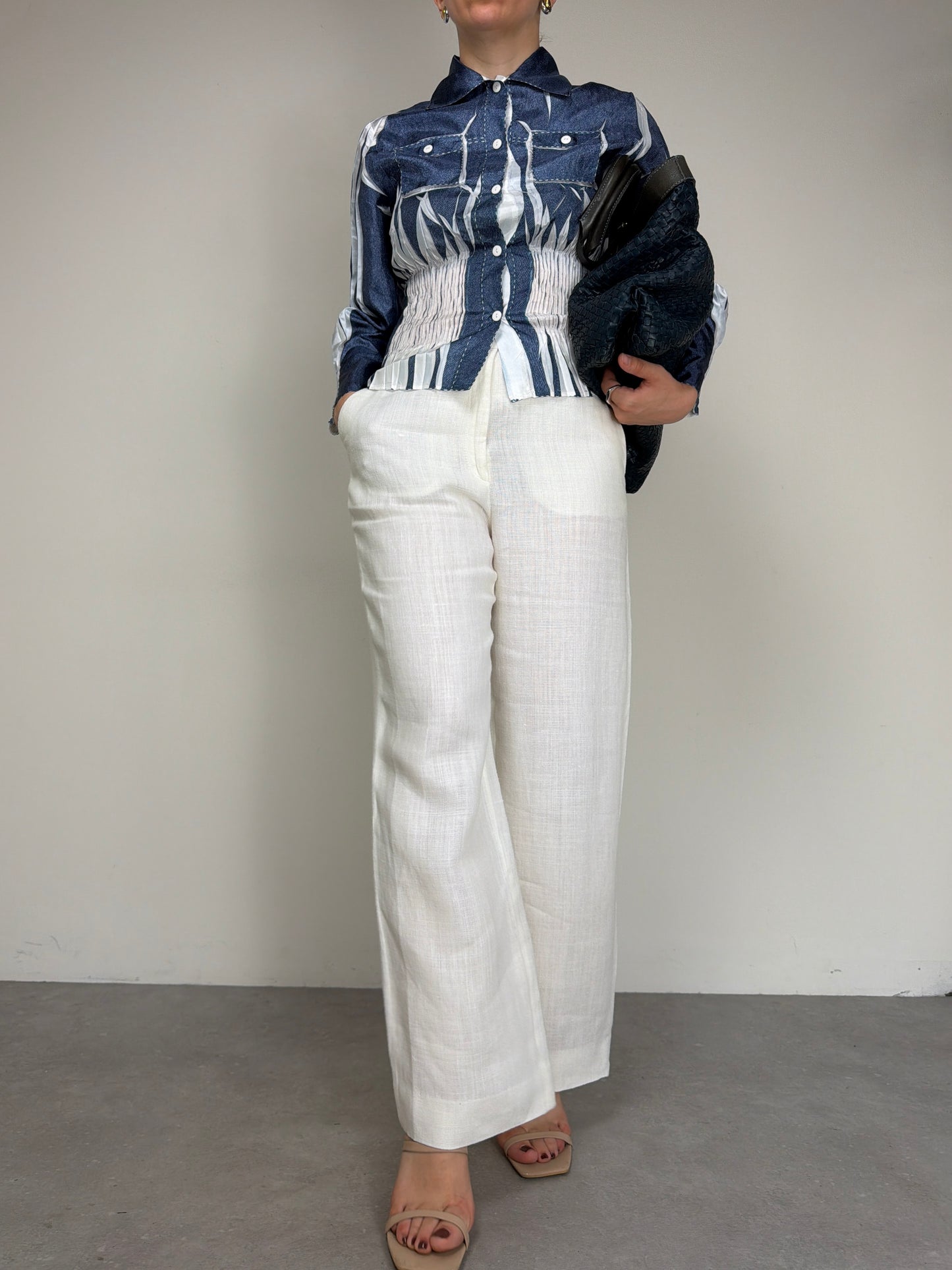 Pantalone 100% lino made in Italy