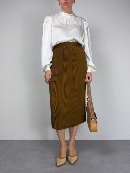 Gonna vintage plissettata