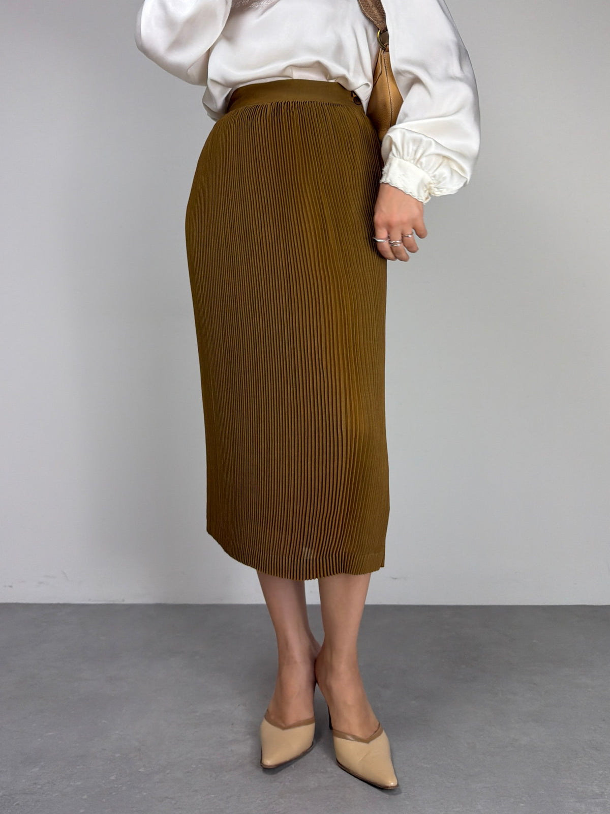 Gonna vintage plissettata