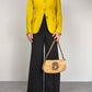 JEAN PAUL GAULTIER blazer in lana con collo alto