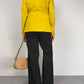 JEAN PAUL GAULTIER blazer in lana con collo alto