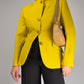 JEAN PAUL GAULTIER blazer in lana con collo alto