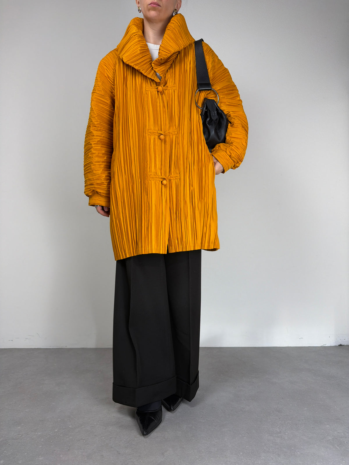Giacca vintage made in France plissettata