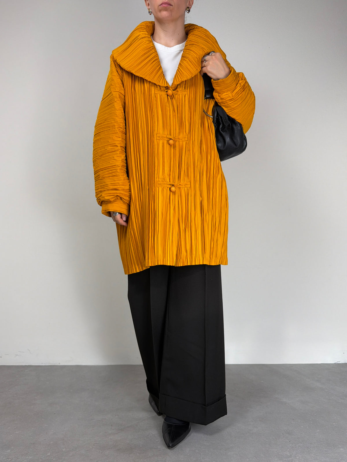 Giacca vintage made in France plissettata