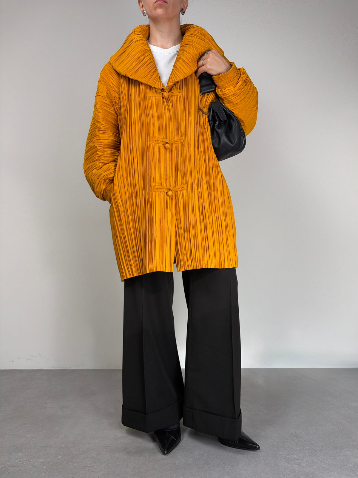 Giacca vintage made in France plissettata