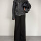 Chiodo in vera pelle effetto distressed