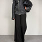 Chiodo in vera pelle effetto distressed