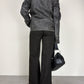 Chiodo in vera pelle effetto distressed