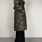 Cappotto vintage made in italy in jacquard con motivo orientale