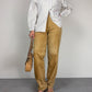 Camicia vintage in cotone con costruzione asimmetrica