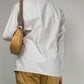 Camicia vintage in cotone con costruzione asimmetrica