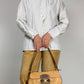 Camicia vintage in cotone con costruzione asimmetrica