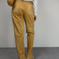 Pantalone in camoscio color cammello