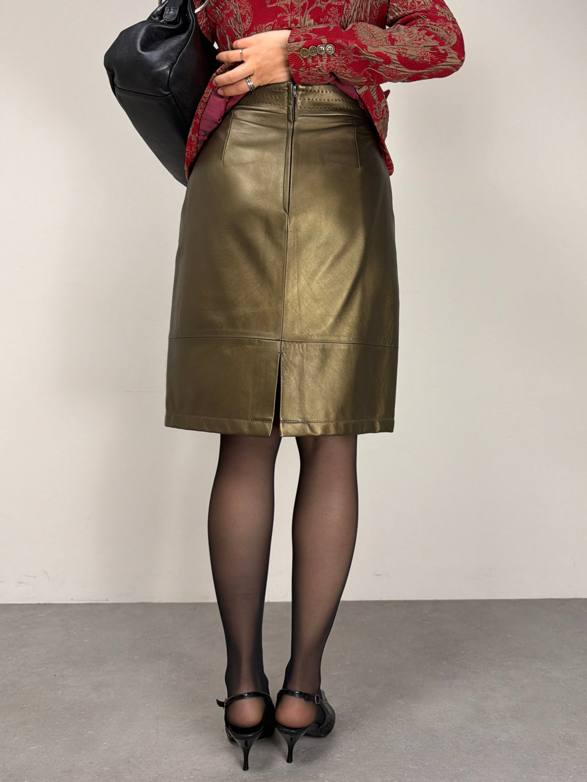 MAX MARA gonna in vera pelle