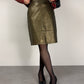 MAX MARA gonna in vera pelle