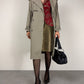 Trench vintage in misto cotone