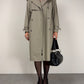 Trench vintage in misto cotone