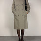 Trench vintage in misto cotone
