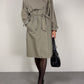 Trench vintage in misto cotone