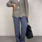 Blazer vintage in vera pelle