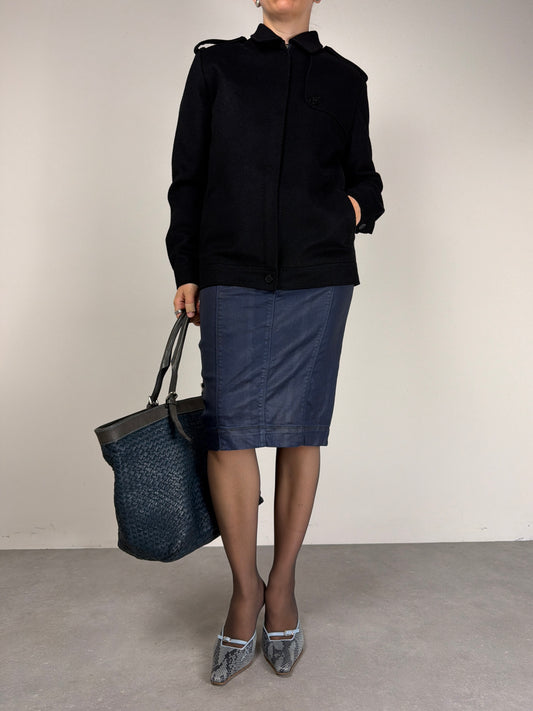 Giacca in lana, cashmere e angora