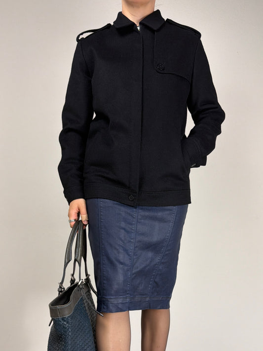 Giacca in lana, cashmere e angora